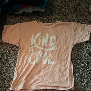 Grayson Threads Peach 'Kind is Cool' Kids Tee